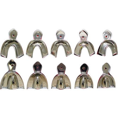 Stainless Steel Impression Trays, Solid, U5, Misc.