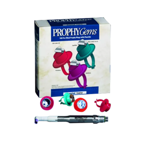 Young, Prophy Gems Assorted Medium Box of 100, PGM142AS