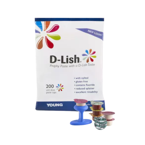 Young, D-Lish® Prophy Paste Fresh Strawberries Fine Box of 200, 306220