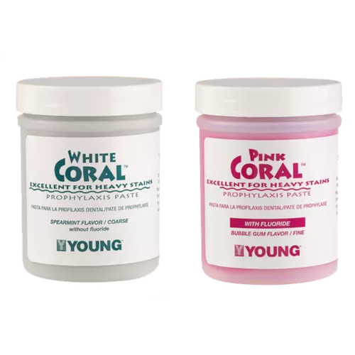 Young, Coral Prophy Paste Without Fluoride Mint Coarse 9 oz (250 g), 033609