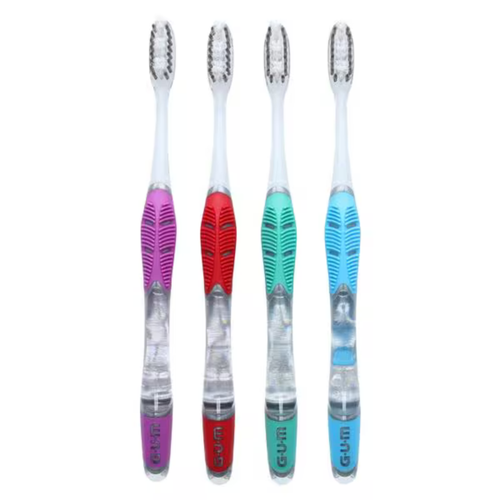 Sunstar, GUM Technique Enamel Clean Toothbrush Adult 31 Tuft Compact Soft 4 Colors 12/Pk, 4471PA1