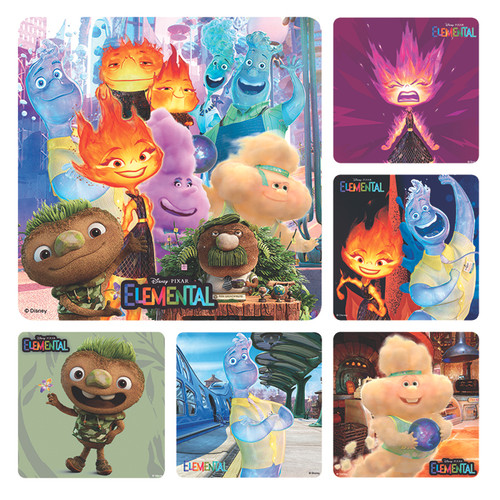 Kids Stickers Elemental 100/Box