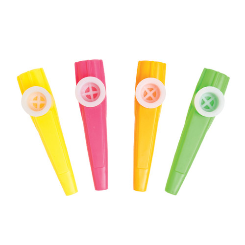 Kids Toys 4" Assorted Neon Kazoos 36/Box