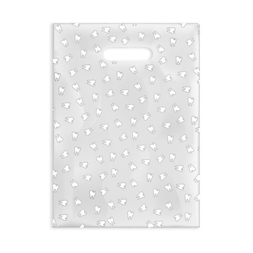 Plastic Bags Teeth Line Art Scatter 100/Box