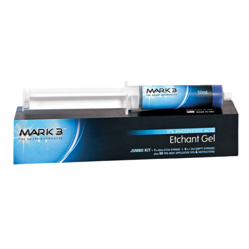Mark3, Etchant Gel 37% Jumbo Refill Syringe 50ml. , 100-9093