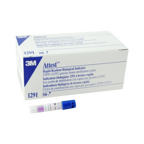 Attest Rapid Readout Biological Indicator 1 Hr 50/Bx (3M - 1291) - exp. 12/2026