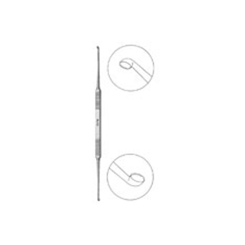 Miltex, House Curette 6, Strong Angle, Oval Cups, 19-2530