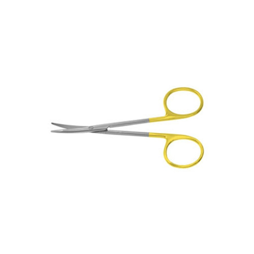 Miltex, Blepharoplasty Scissors 4-1/2 Curved TC Serrated, PM-6435