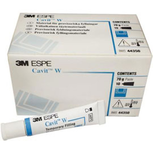 Cavit-W Tubes 7 Gm 10/Pk Temporary Filling Material, Self-Cure. Simple