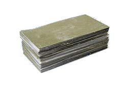 Aluwax Waxed Cloth Sheets, 2.75' x 5.75', Box of 25