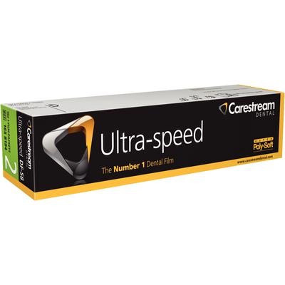 Ultra-speed DF-58 #2 Dental X-Ray Film in a 1-Film PAPER Packets 150/Box. DF-58