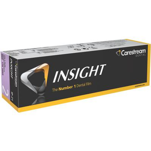 Insight IP-01 Size 0 - F-Speed, Periapical, 1-Film Super Poly-Soft Packets, 100/Box.