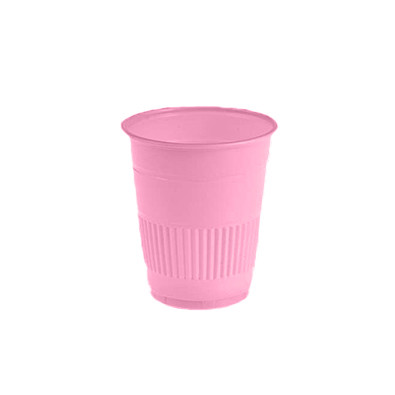 MARK3 Disposable 5 oz Plastic Cups - Pink - 1000/Cs. Made with Polypropylene