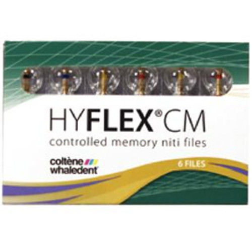 HyFlex CM NiTi Files 21mm SML Assorted 6/Pk. 1 of each: 19 mm .08 taper #25; 21