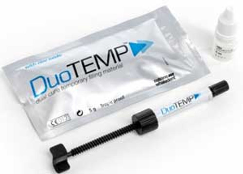 DuoTemp 5 gm Syringe, Dual Cure Temporary Filling Material, Single Syringe