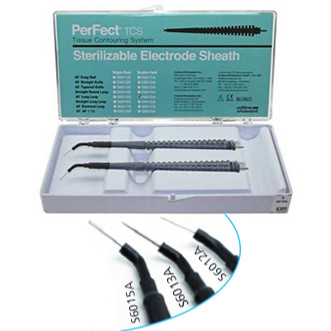 PerFect TCS 45 degree Long Loop Sterilizable Electrode Sheaths, Package of 2