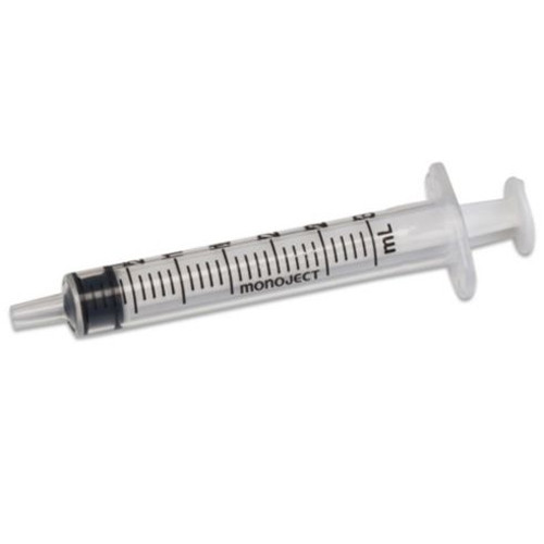 Monoject SoftPack 3 mL Syringe Without Needle. Regular Luer Tip. Sterile