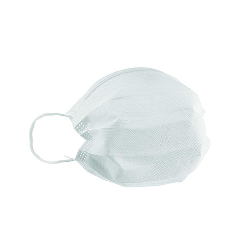 S3 ACE Earloop Mask, White, 50/Box. Fluid Resistant