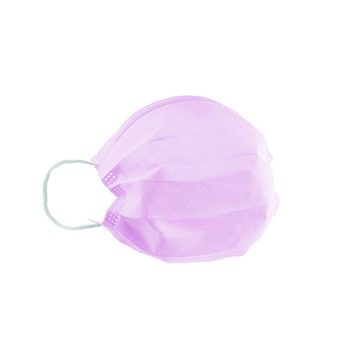 S3 ACE Cranberry Earloop Face Mask - Pink, 50/Box. Sensitive