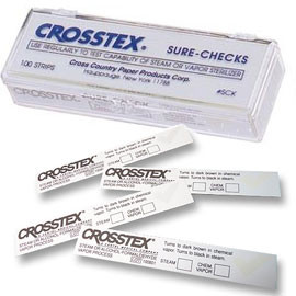 Sure-Check Strips - White 3.75' x .625' (10 x 2cm) 100/Box. Class 4 indicator