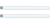 Crosstex Non-Vented Plastic High Volume Evacuation Tips, White. Case of 1000