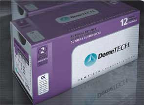 DemeSORB 3/0, 18' (45cm) Polyglycolic (Vicryl) Absorbable Braided, Coated