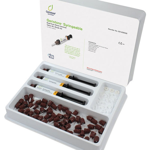 Geristore Syringeable - A3 Value Kit. Dual-Cure, Self-Adhering Hybrid