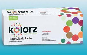 Kolorz Carnival Pack Fine Grit Cotton Candy and Blue Raspberry Flavored Prophy