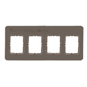 GreyLight Film Mounts Plastic/Grey 4 Window Vertical, Size 2, box of 100