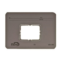 GreyLight Film Mounts Plastic/Grey 1 Window Horizontal, Size 2, box of 100