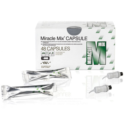 Miracle Mix 48-Capsule Package. Self-Cure Metal Reinforced Crown and Core