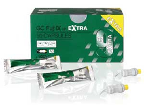 Fuji IX GP Extra A3 Refill, EXPORT PACKAGE, 50 Capsules/Pk. Packable Glass
