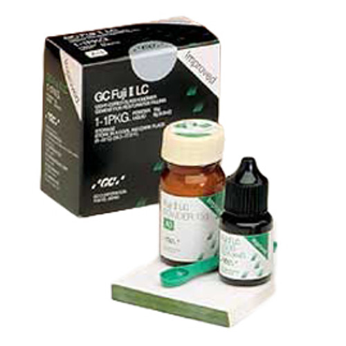GC Fuji II LC A2 - 1:1 Package, Light-Cure Resin Reinforced Glass Ionomer