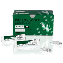 GC Fuji IX GP Assortment Pack 48 Capsules/Pack. Packable Posterior Restorative