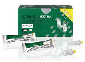 Fuji IX GP Extra A3.5 Refill, EXPORT PACKAGE, 50 Capsules/Pack. Packable Glass