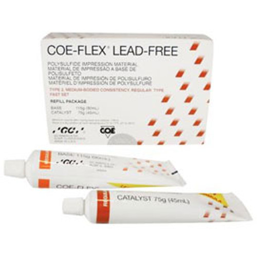 Coe-Flex Regular Set Regular Body - Lead-Free Rubber Base Impression Material