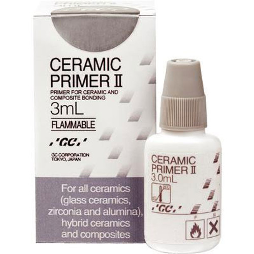 GC Ceramic Primer II Ceramic Primer II, 3 mL Bottle. For all ceramics