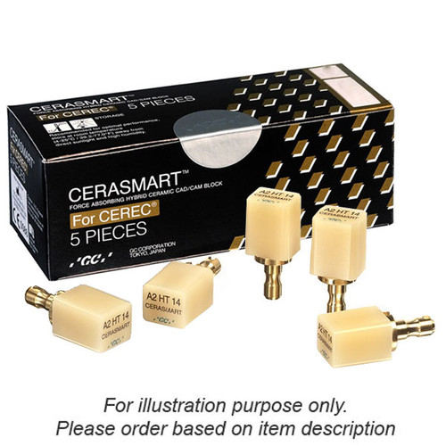 CERASMART CEREC Force Absorbing Blocks, EXPORT PACKAGE - A1, Size 12, HT