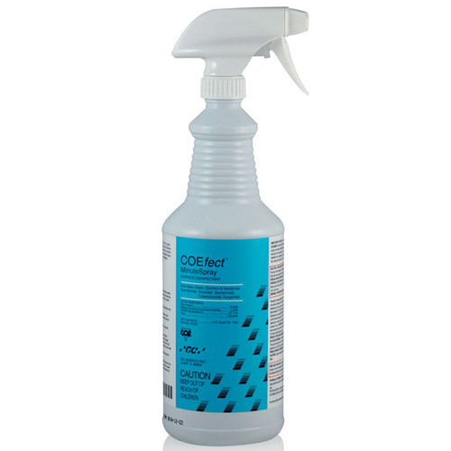 COEfect Minute Spray Surface Disinfectant, 32 oz. Bottle. 1-minute 'Kill Time'