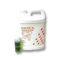 Coecide XL 2.5% Alkaline Glutaraldehyde Sterilant Solution with a sterilization