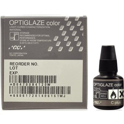 Optiglaze Color C Plus, 2.6ml Bottle. Light-cured Characterization Coating