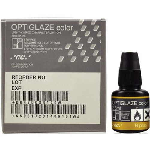 Optiglaze Color B Plus, 2.6ml Bottle. Light-cured Characterization Coating
