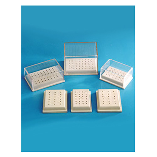 Infection ControlMirabor Bur Blocks 24 hole HP Beige Bur Block with transparent cover