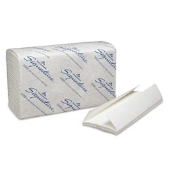 Signature 2-Ply Premium C-Fold Paper Towel, White 10.1' x 13.2', Case of 1440 Towels