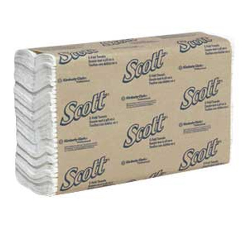 Scott 10.125' x 13.15' C-fold Towels, Case of 2400 Towels