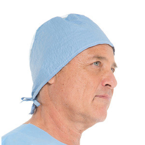 Infection ControlKimberly-Clark Surgical Caps 100/Pk. Universal Size, Blue. Made from KAYCEL