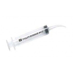 Infection ControlHouse Brand Utility Syringes with Curved Tip - 12cc, 50/box. Non-Sterile
