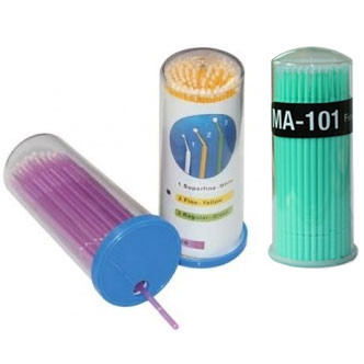 Infection ControlHouse Brand Micro Applicator Brushes, Fine Tip, 400/Pk (4 x 100).