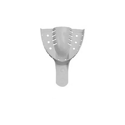Infection ControlHouse Brand #1 Disposable Large Perforated Upper Full-Arch Plastic Impression