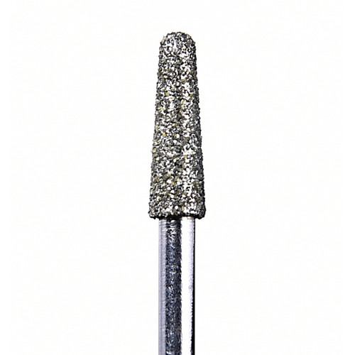 House Brand FG 856.025C Round End Taper, Coarse Grit Diamond Burs, 10/Pk